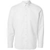SELECTED HOMME SLHSLIMNEW-Linen Shirt LS W Noos Camicia, Bianca, S Uomo