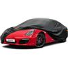 kayme Telo Copriauto da Esterno, Kayme Copertura a 6 Starti per Coupé Impermeabile Anti UV Anti Vento Antipolvere, Compatibile Con Porsche 718, Jaguar F type, Nissan 370z/350z, BMW Z4, ecc. (fino a 450 cm)