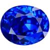 Shree Jams Shree Jewelrs - Zaffiro blu naturale, 4 carati/4,44 ratti, pietra Neelam originale e certificata, gemme non riscaldate e non trattate per scopi astrologici, A2, 4, Pietra preziosa, Zaffiro