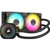 Corsair Dissipatore cpu a liquido Corsair Nautilus 240 RS ARGB 240mm 2100rpm Nero [CW-9060092-WW]
