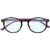 Mast Industria Italiana Occhiale Da Lettura Premontato Twins Platinum Bio Viola/+1,50