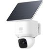 eufy Security SoloCam E30 telecamera wi-fi esterno senza fili, Alimentazione Solare, Panoramica a 360°, Tracciamento AI, Nitidezza 2K, Compatibile con HomeBase S380, Nessun Costo Mensile