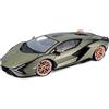 Burago - Plastica, Lamborghini Sian FKP 37 Macchinina, Scala 1:18, Colori assortiti, 18-11046