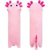 SNOWOLF Axolotl Cuscino lungo peluche peluche giocattolo Kawaii Stuff peluche giocattolo adorabile abbraccio cuscino per bambini (50 cm, rosa)