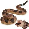 Zappi Co Serpente giocattolo dall'aspetto autentico - Gomma flessibile per Halloween, divertimento educativo e scherzi spaventosi