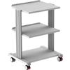 Doctorpoint Carrello Smart - 2 Ripiani 50x42cm + Base - Dimensioni 58x50xh.78cm