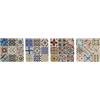 AlexandreHouse POSAVASOS SET 4 DOLOMITE 10,8X10,8X0,7 AZULEJOS