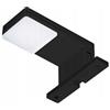 VR VETRINEINRETE Vetrineinrete® Lampada a led per specchio da bagno 3 watt applique moderno a luce naturale nero o silver IP44 (Nero)