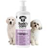 Buddycare Shampoo Bianco per Cani, Shampoo Schiarente e Sbiancante per Cani, Pulizia Profonda, Fresco e Profumato, Con Aloe Vera e B5 (500 ml)