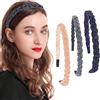 Hshenjhu 3 Pezzi Cerchietti per Capelli Donna, Cerchietto Capelli Donna Elegante, Cerchietto per Capelli Donna Alla Moda, per Capelli con Strass, Bellissimo Copricapo per Ballo di Fine Anno, Festa