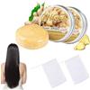 Comioke Shampoo Allo Zenzero, 2 pezzi Ginger Shampoo Bar Sapone, Ginger Sapone Solido Shampoo, Shampoo Per La Ricrescita Dei Capelli Allo Zenzero, Sapone Per Shampoo Allo Zenzero con Sapone A Schiuma Netta
