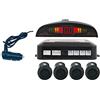 DRIWEI YASTA Kit 4 sensori di parcheggio neri presa accendisigari auto display led acustico DRIWEi