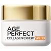 L'Oréal Paris Crema Viso Giorno Anti-Età, Per Pelli Mature, Pelle Più Compatta e Levigata, Macchie dell'Età Ridotte, Con SPF30 e Peptidi di Micro-Collagene, Age Perfect Collagen Expert, 50 ml
