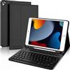 SENGBIRCH Custodia con Tastiera Italiano per iPad 10.2 9a/8a/7a Generazione,Tastiera per iPad 10.2 2021/2020/2019/iPad Air 3/iPad Pro 10.5, Tastiera Wireless Layout Italiano Magnetica, Nero
