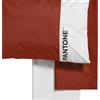 osama home PANTONE - Completo Letto Set con Lenzuola Matrimoniali Cotone 240x280 + Lenzuolo Sotto con Angoli Matrimoniale Coprimaterasso 180x200 con Elastici per Materasso Fino 30cm + Federe Cuscino Letto 50x80