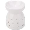 Fdit Portacandele notturno in ceramica, bruciatore per lampada profumata Candela per aromaterapia con incenso(3#)