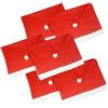 Kiuiom Rosso Natale Copertura Della Sedia,Set di 6 Coprisedie Natalizi, Forma di Cappello Rosso di Babbo Natale,Coprisedie per Sedia Natale Decorazione Natalizia Festa,Decorazione Natalizia per Feste Cucina