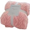 HUIEYE Coperta in Pile, Coperta in Velluto Taffetà,Morbida e Calda Coperta Neonato,In Velluto Corallo, per Quattro Stagioni e Coperte da Letto, per Culla e Letto e Divano,70x100cm(Rosa)