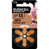 DURACELL ITALY Srl DURACELL EASY TAB 13 ARANCIO BATTERIA PER APPARECCHIO ACUSTICO 6 PEZZI