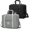 BAGROUPS 2X Bagaglio a Mano Easyjet 45x36x20 Borsa Sportiva Borsone da Palestra 32L Leggero Impermeabile Borse per Aereo Borsone da Viaggio Borsas da Weekend Borsa per Ospedale Uomo Donna Nero Grigio