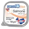 Forza 10 Dog Diet Solo Salmone, 1 Vaschetta, 100 gr
