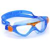 Aquasphere Vista Junior Occhialino Nuoto Blu Arancione - Lente Chiara