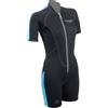 Cressi Lido Lady Shorty Muta Neoprene - Nero/Aquamarina