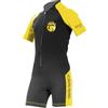 Cressi Little Shark Shorty Muta Neoprene Bambini 2mm - Nero/Giallo