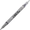Tombow WS-TBS Fudenosuke - Pennarello a doppia punta, colore: Nero/Grigio