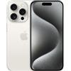 Apple iPhone 15 Pro Ricondizionato Buono (B), Titanio Bianco, 256 GB