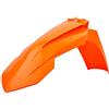POLISPORT 8574200008 - Parafango anteriore replica OEM realizzato in plastica lucida durevole e resistente compatibile con le moto KTM in colore arancia