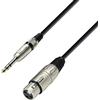 Adam Hall Cables 3 STAR BFV 0300 - Cavo Microfono XLR femmina a Jack stereo da 6,3 mm 3 m