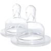 Colpharma J BIMBI TETTARELLA LIVELLO 1 FLUSSO LENTO IN SILICONE 2 PEZZI MULTILINGUA
