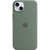 Apple Custodia MagSafe in silicone per iPhone 15 Plus - Cipresso