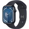 Apple Watch Series 9 GPS Cassa 45mm in Alluminio Mezzanotte con Cinturino Sport Mezzanotte - S-M