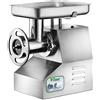 FIMAR Tritacarne Carenato 32TND 2,2 HP - Gruppo in Acciaio Inox con Inversione di Marcia - Bocca Interna Ø 76 mm