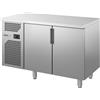 INOX BIM Tavolo Refrigerato Gastronorm a 2 Ante - Gruppo Motore a Sinistra - Temp 0° +8°C - Capacità lt 258