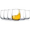 NORDIC SCHILLER Bicchieri da Acqua, 475ml, Set da 6, 100% SENZA PIOMBO, Bicchieri da Cocktail, Bicchieri da Vino, Bicchiere da Bere per Caipirinha, Drinking Glass Tumblers