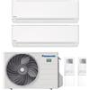 PANASONIC CONDIZIONATORE PANASONIC TZ DUAL SPLIT 7000+7000 BTU INVERTER R32 CU-2Z35TBE A+++ WIFI