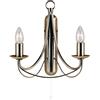 Searchlight Lampada da parete Maypole 2Lt - Metallo ottone anticato