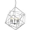 Searchlight Cube 5Lt Pendant - Metallo cromato lucido