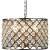 Searchlight Marquise 3Lt Drum Pendant - Metallo e vetro in rame antico