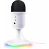Trust Microfono da Scrivania USB Compatto per Gaming Streaming e Creazione di Contenuti colore Bianco - GXT 234W Yunix White