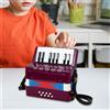 Fisarmonica a piano per bambini con 17 tasti e 8 bassi. Giocattolo per