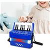 Fisarmonica a piano per bambini con 17 tasti e 8 bassi. Giocattolo per