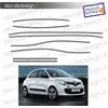 - Senza marca/Generico - Adesivi replica fasce strisce Renault twingo kit completo 8 pz. auto bianca