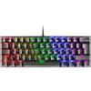 GielleService TASTIERA GAMING MECCANICA MARS MK60 MK60BRIT Ultracompatta al 60% Switch Antipolvere Illuminazione RGB