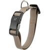 Ferplast Collare per Cani EVOLUTION C16/44 con Fibbia Magnetica, Ipoallergenico, Lavabile, Tortora