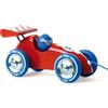 Vilac Auto da Corsa Rossa e Blu da Trainare Giocattolo Prima Infanzia dai 12 Mesi | Cordino di trazione incluso | colori vivaci e contrastanti | favorisce motricità e primi passi | idea regalo dal design