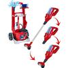 Theo Klein 6720 Carrello per le pulizie Vileda con aspirapolvere verticale, Include secchio, scopetta e paletta, 29 cm x 24 cm x 60 cm, Giocattolo per bambini dai 3 anni in su
